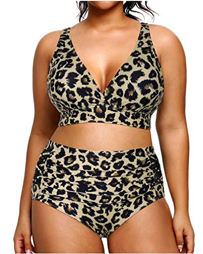 Yonique Womens Plus Size Bikini Swimwear