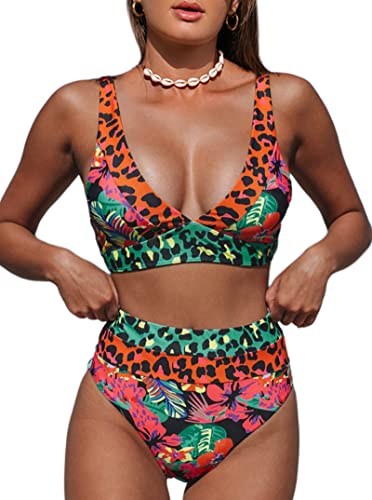 Women's Leopard Bikini Swimsuits