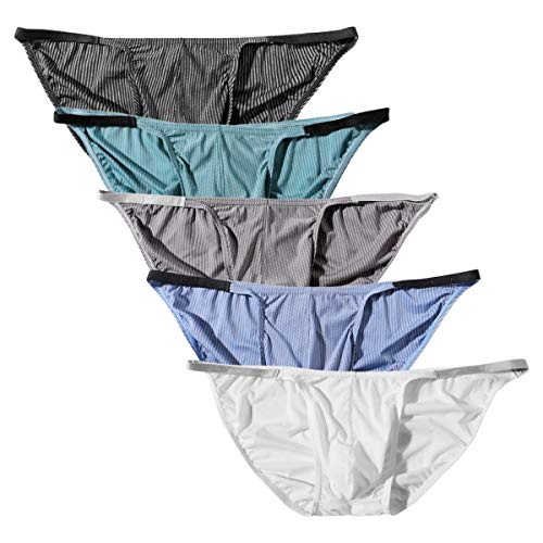 YuKaiChen Men's Bikini Underwear 5-Pack