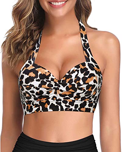 Tempt Me Leopard Bikini Top