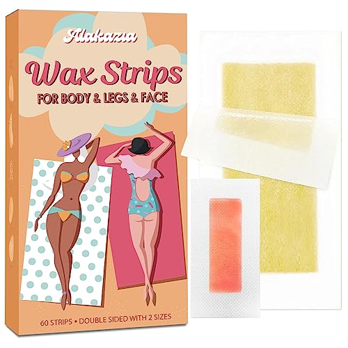 Alakazia Wax Strips - Hair Removal Kit for All Body