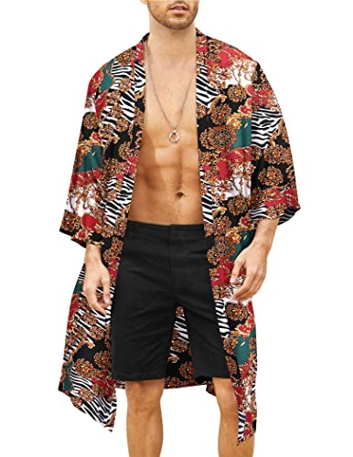 Men's Lightweight Kimono Robe Jacket