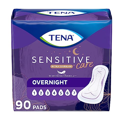 Tena Incontinence Pads - Overnight Absorbency & Extra Coverage