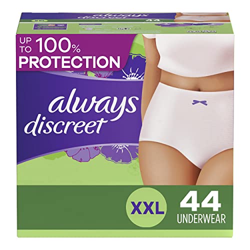 Always Discreet Incontinence & Postpartum Underwear - Maximum Absorbency