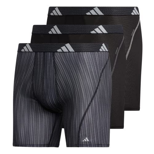 adidas Men's Performance Mesh Boxer Brief Underwear (3-pack)