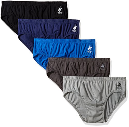 Men's 5 Pack Low Rise Brief by Beverly Hills Polo Club