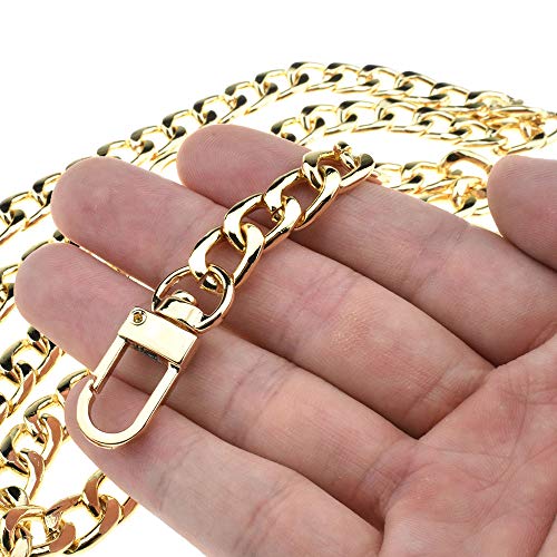 SPOT-ON Gold Purse Chain Strap Length 55.1 inches