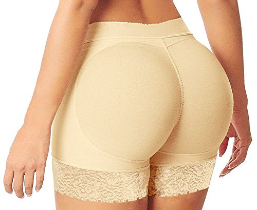 HelloTem Women Lace Padded Butt Hip Enhancer Panties