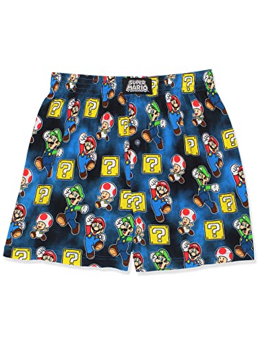 Super Mario Men's Boxer Lounge Shorts