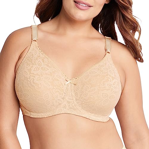 Bali Lace and Smooth Underwire Bra in Nude