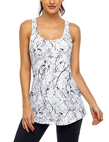 Cestyle Yoga Tank Tops with Built in Bra