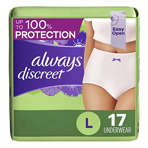Always Discreet Incontinence & Postpartum Underwear - Maximum Absorbency