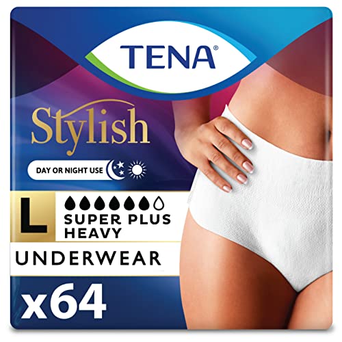 TENA Women's Incontinence & Postpartum Underwear - Large - 64 Count