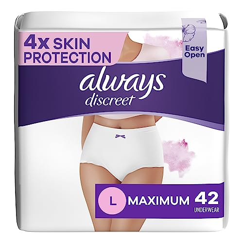 Always Discreet Sensitive Skin Underwear L Maximum Plus Absorbency