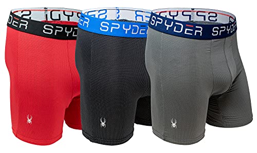 Spyder Performance Mesh Men's Boxer Briefs 3 Pack
