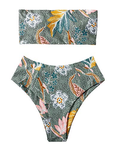 OMKAGI Women Bandeau Swimsuit - Comfortable and Stylish Bikini Set