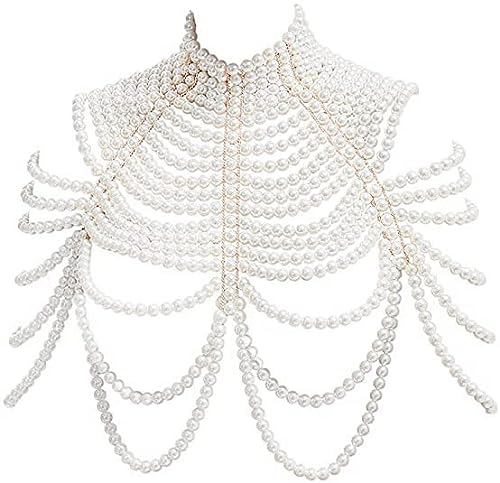Fashionable Pearl Body Chain Jewelry for Women