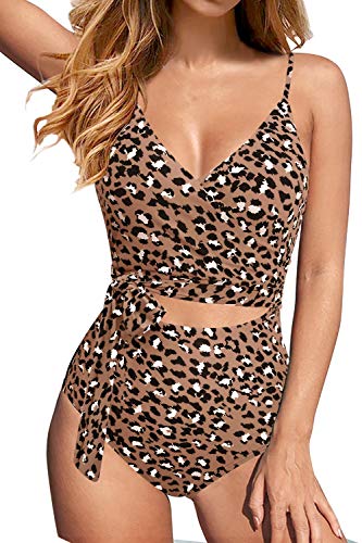 Upopby Women's High Waisted Bathing Suit