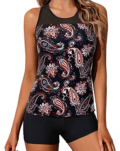 Yonique Tankini Swimsuits with Shorts