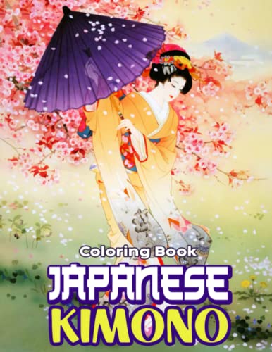 Japanese Kimono Coloring Book