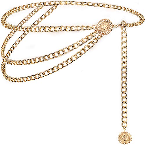 Suyi Gold Chain Belt for Women