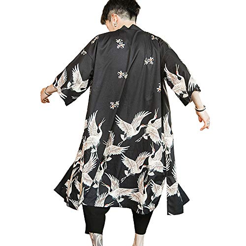 HAORUN Men Japanese Kimono Coat
