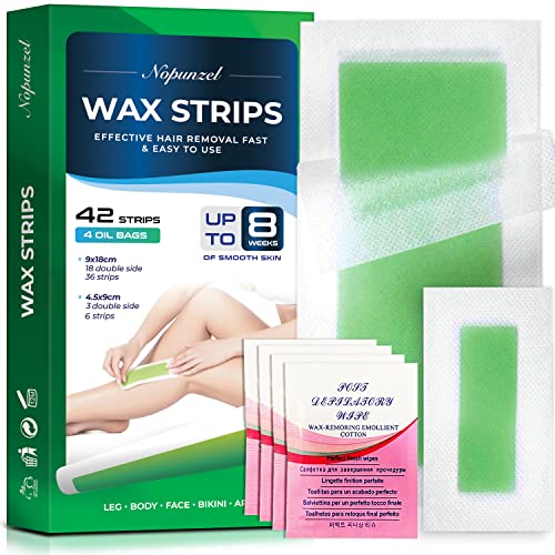 Nopunzel Wax Strips - Hair Removal for Women and Men