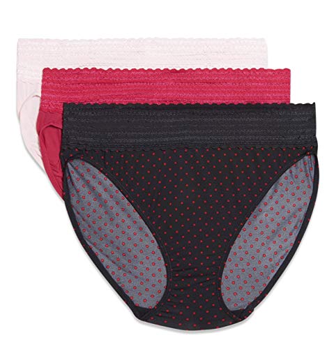 Warner's Blissful Benefits Microfiber Hi-cut 3-Pack Underwear