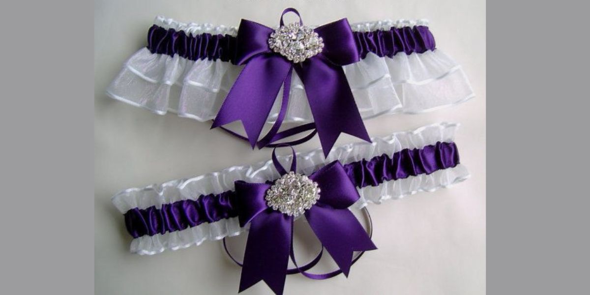 9 Amazing Purple Garters For Brides for 2023