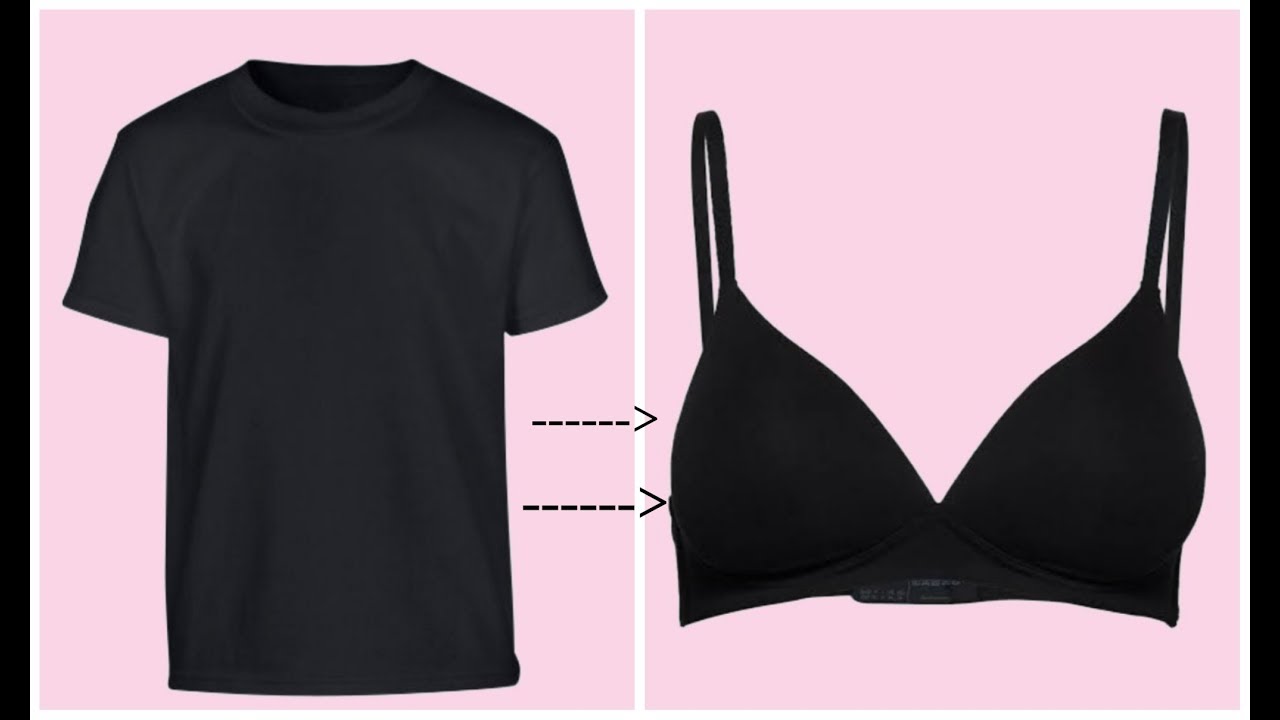How To Make A Bra Out Of A T-Shirt