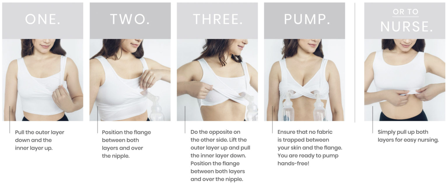 How To Use A Nursing Bra For Pumping